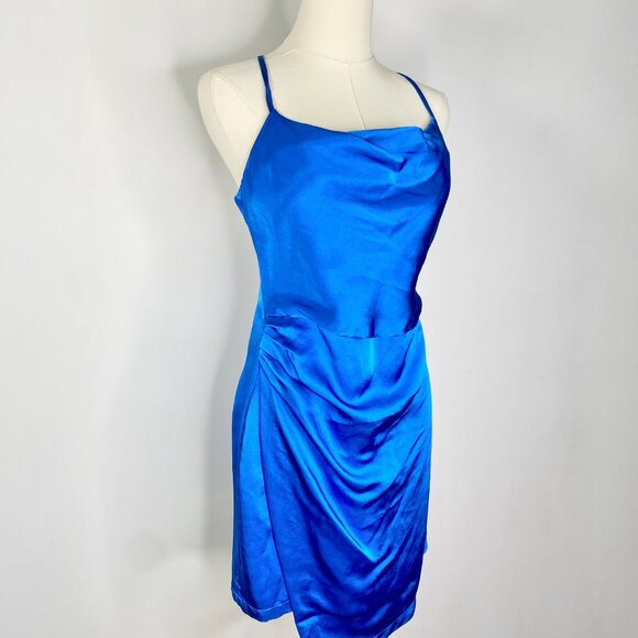 Zara - Bright Blue Dress - Picture 2 of 5